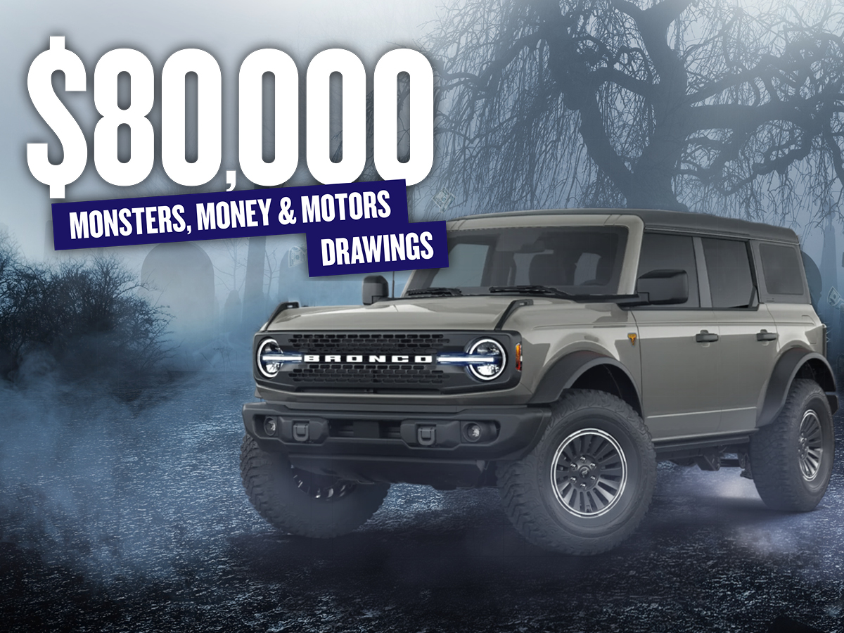$80,000 Monsters, Money & Motors Drawings