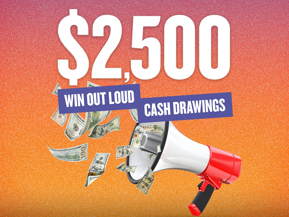 $2,500 Win Out Loud Drawings Promotional Image