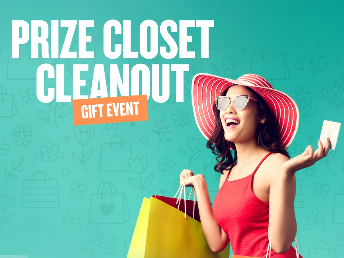 Prize Closet Cleanout Gift Event