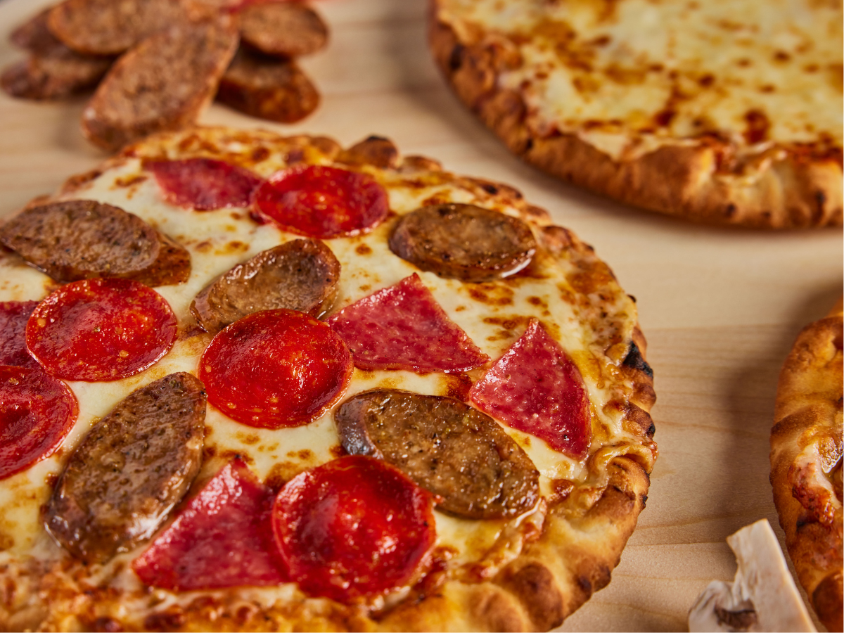 Meat Lover's Pizza at Dough Mama's Restaurant