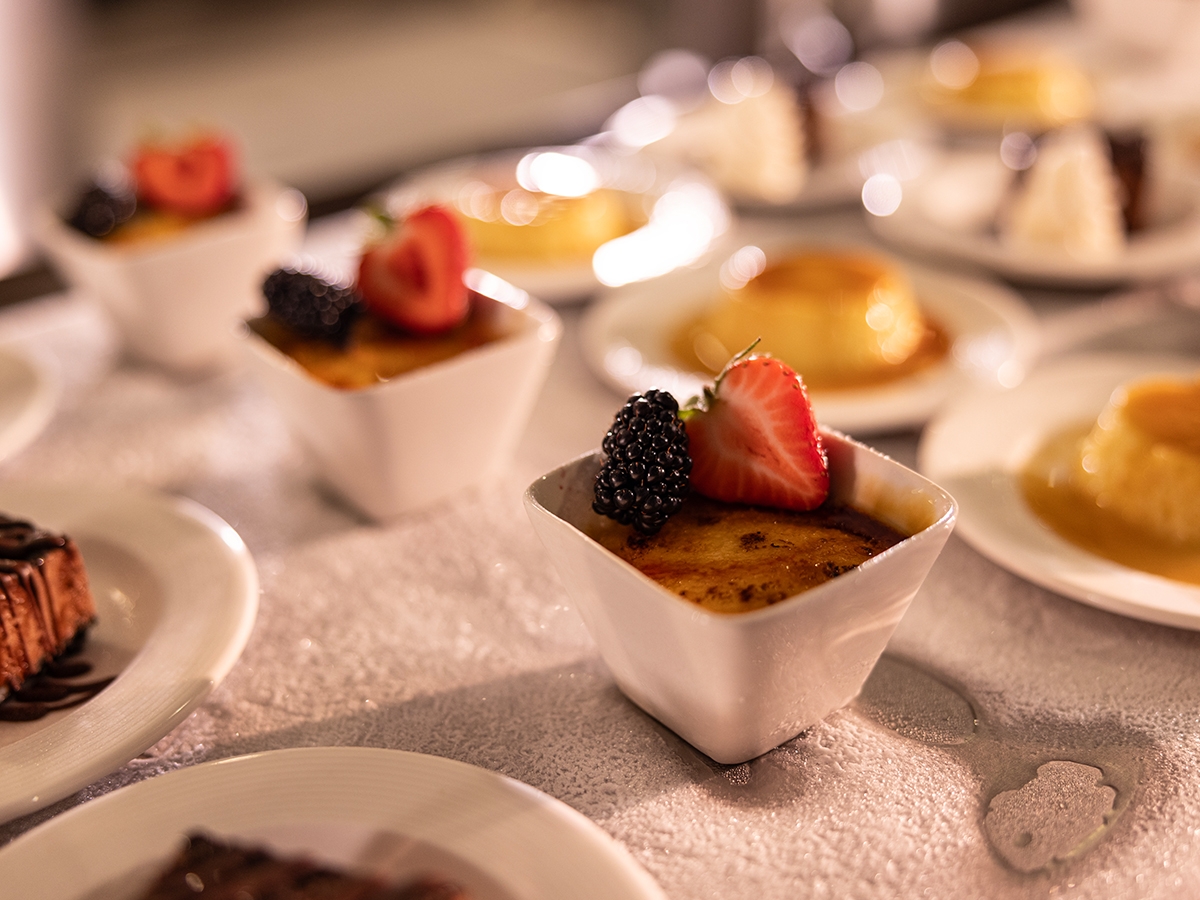 The Market Place Creme Brulee Dessert Offerings