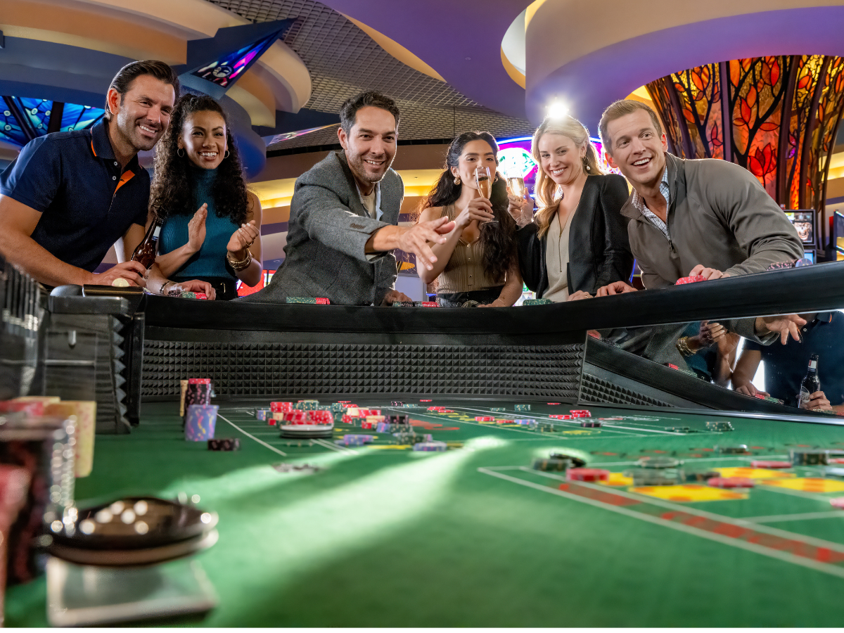 people playing craps