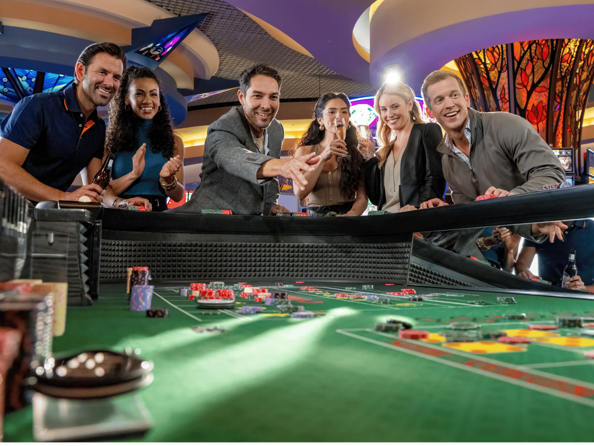 people playing craps