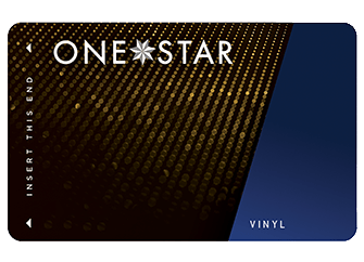 Vinyl One Star Rewards Card