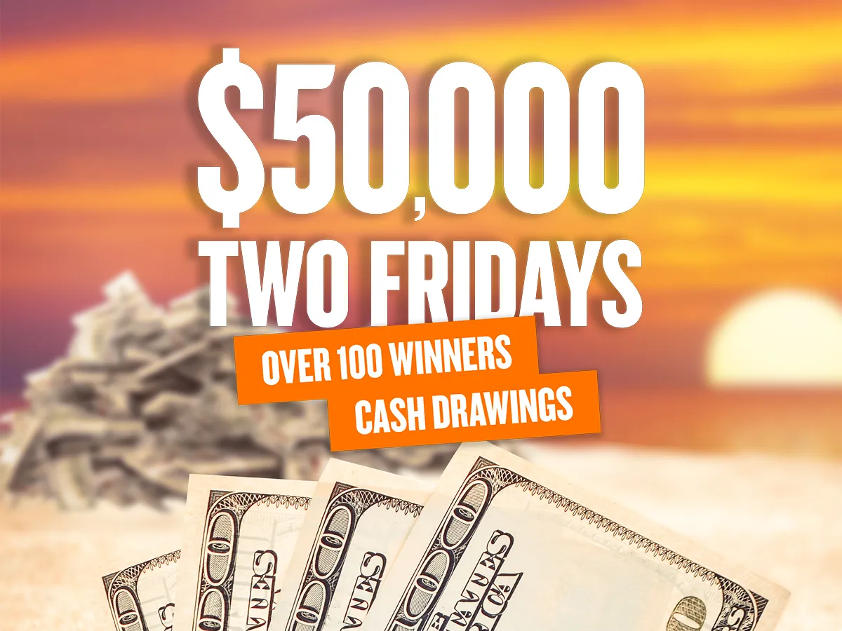 $50,000 Maverick Money Drawing Event Promo Image