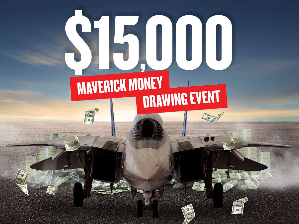$15,000 Maverick Money Drawing Event promotional image