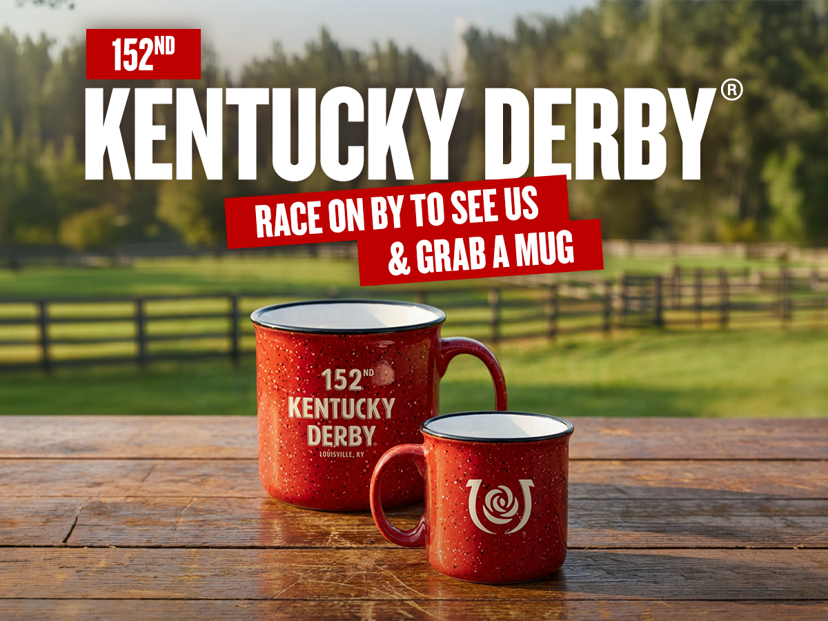 Kentucky Derby Race On By To See Us & Grab a Mug Gift Image 