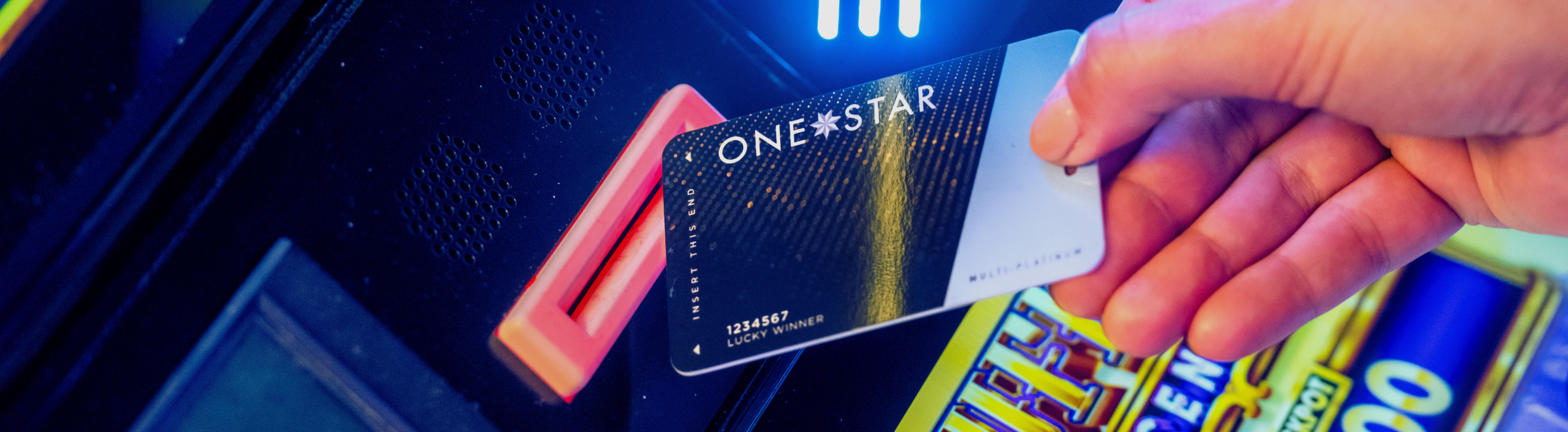 One Star Rewards® Card & Slot Machine