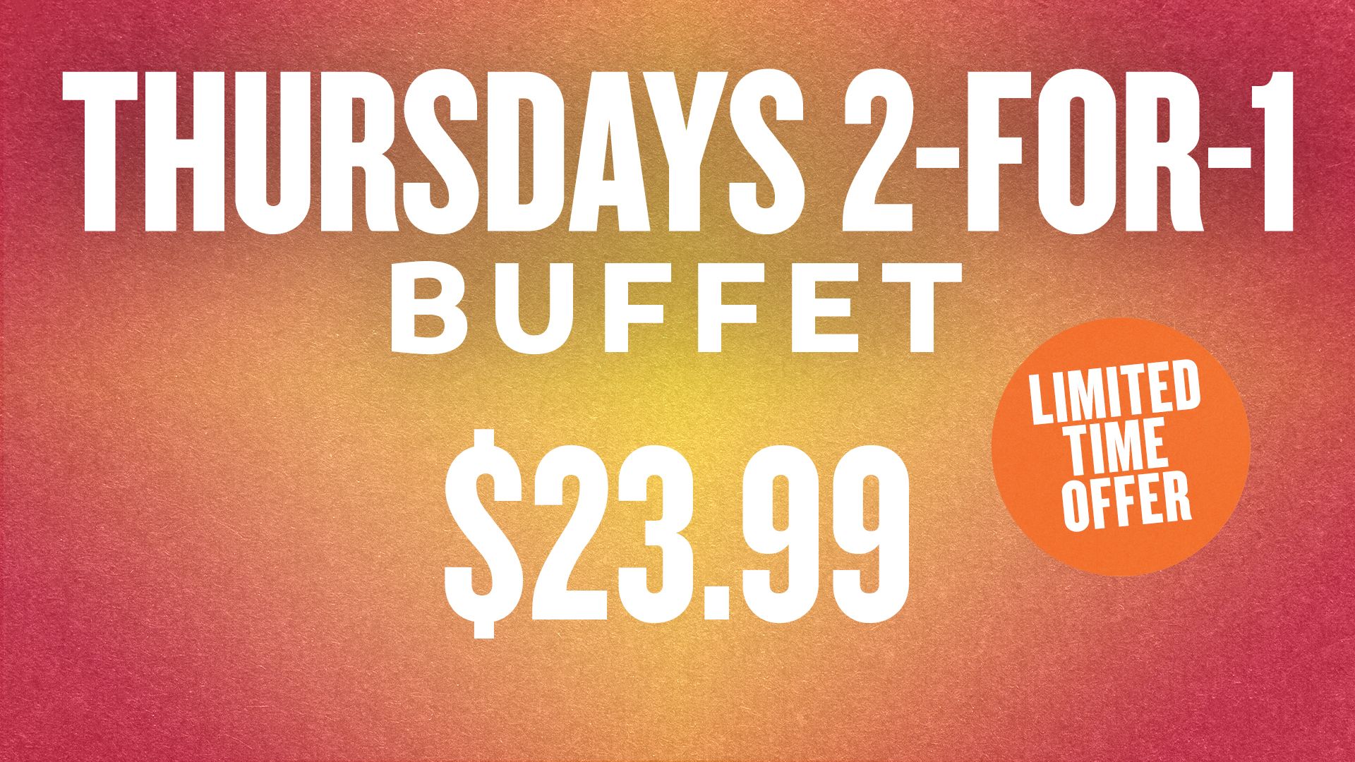 Thursday Special for The Market Place