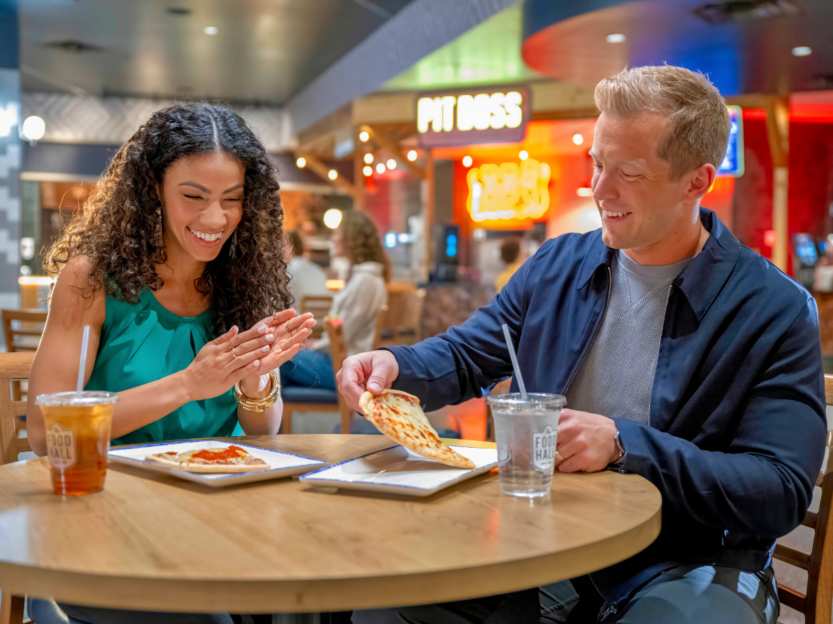 Couple Eating at Collective Kitchen(s)