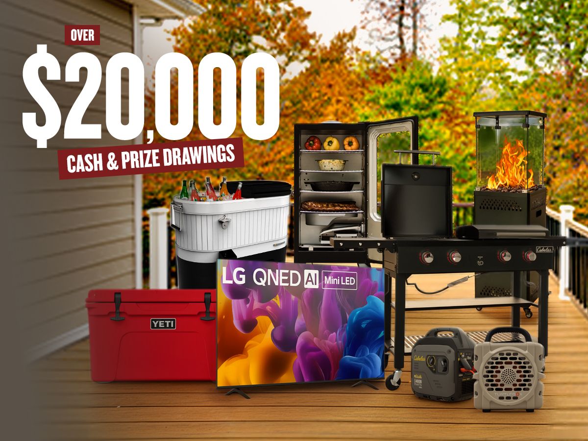 $20,000 Cash & Prize Drawings