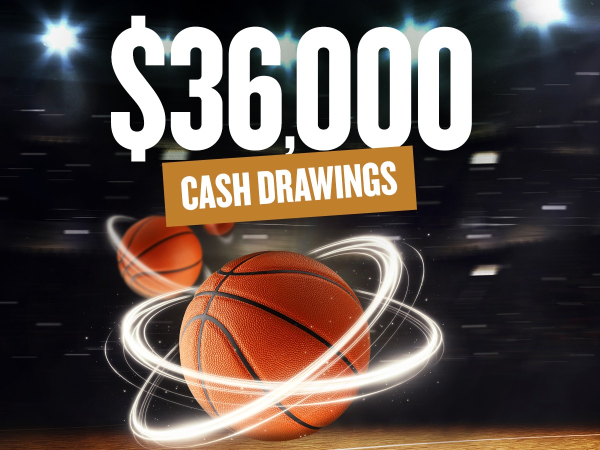 $36,000 Throwing Threes Cash Drawing