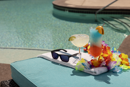 Poolside cocktail