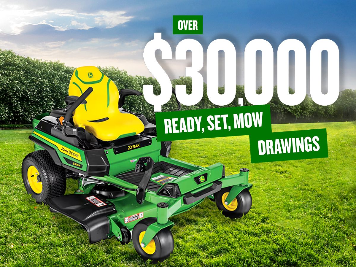 $30K Ready, Set, Mow Drawing