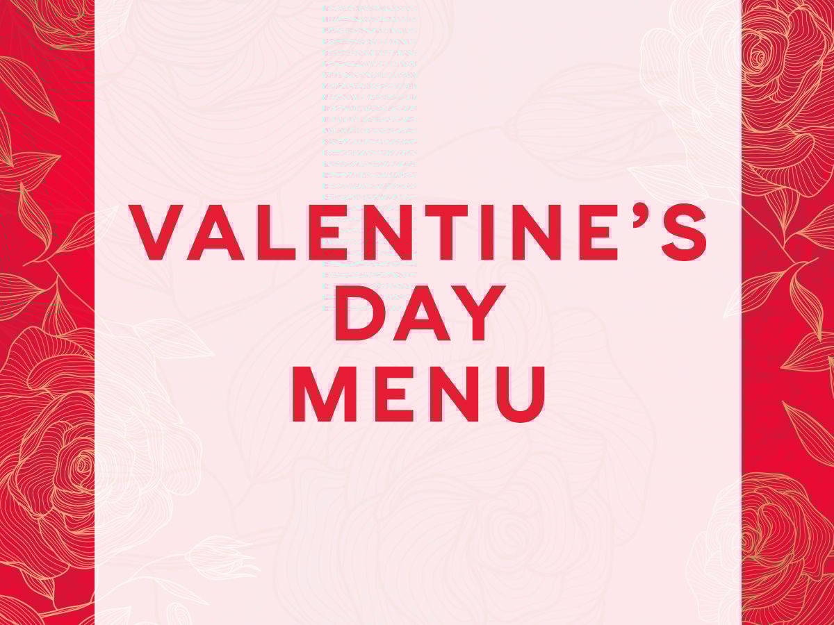 White Wolf & Flint Creek Valentine's Day Menu