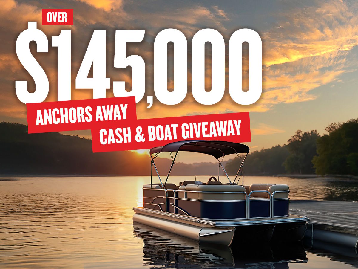Over $145,000 Anchors Away Cash & Boat Giveaway