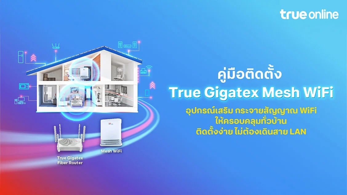 [BetterLiv support]  - วิธีติดตั้งอุปกรณ์กระจายสัญญาณ True Gigatex Mesh Wi-Fi ด้วยตัวเอง
