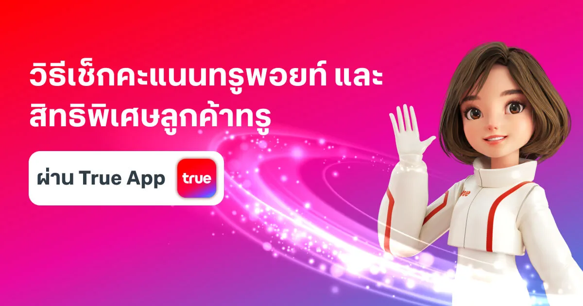 วิธีเช็คคะแนนทรูพอยท์