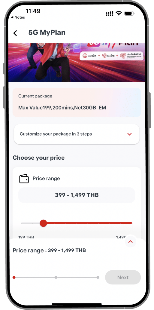True 5G MyPlan Choose What Fits. Build It Your Way.