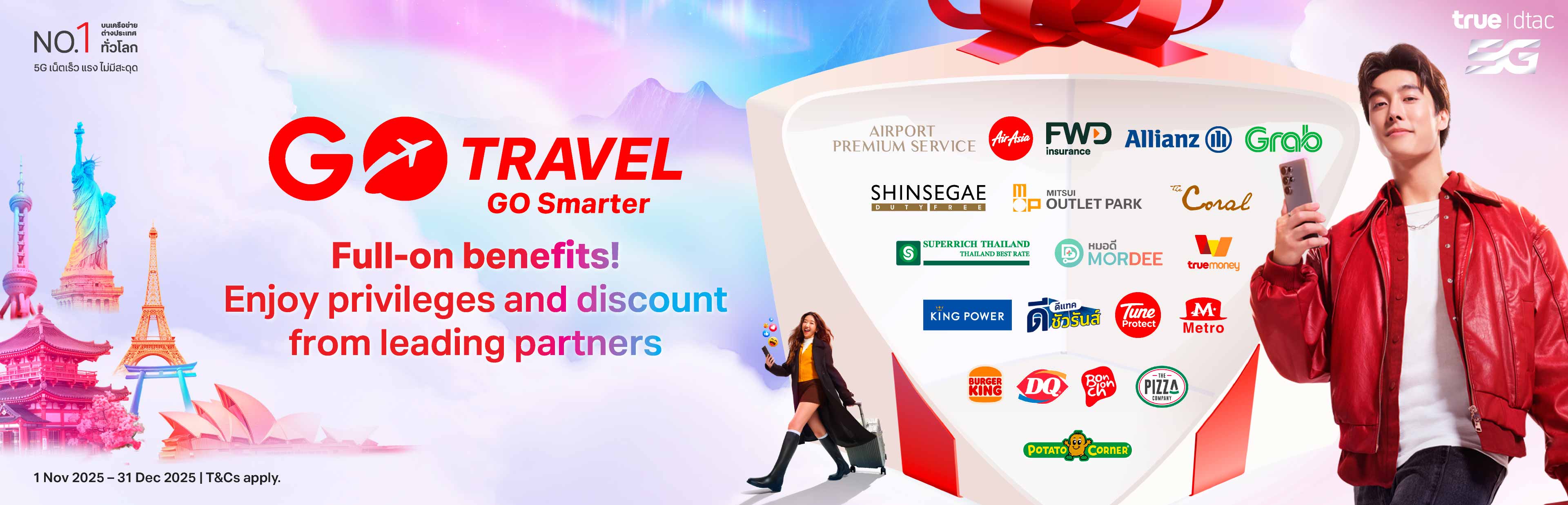GO Travel SIM, roaming SIM, travel abroad at great value. | True-dtac