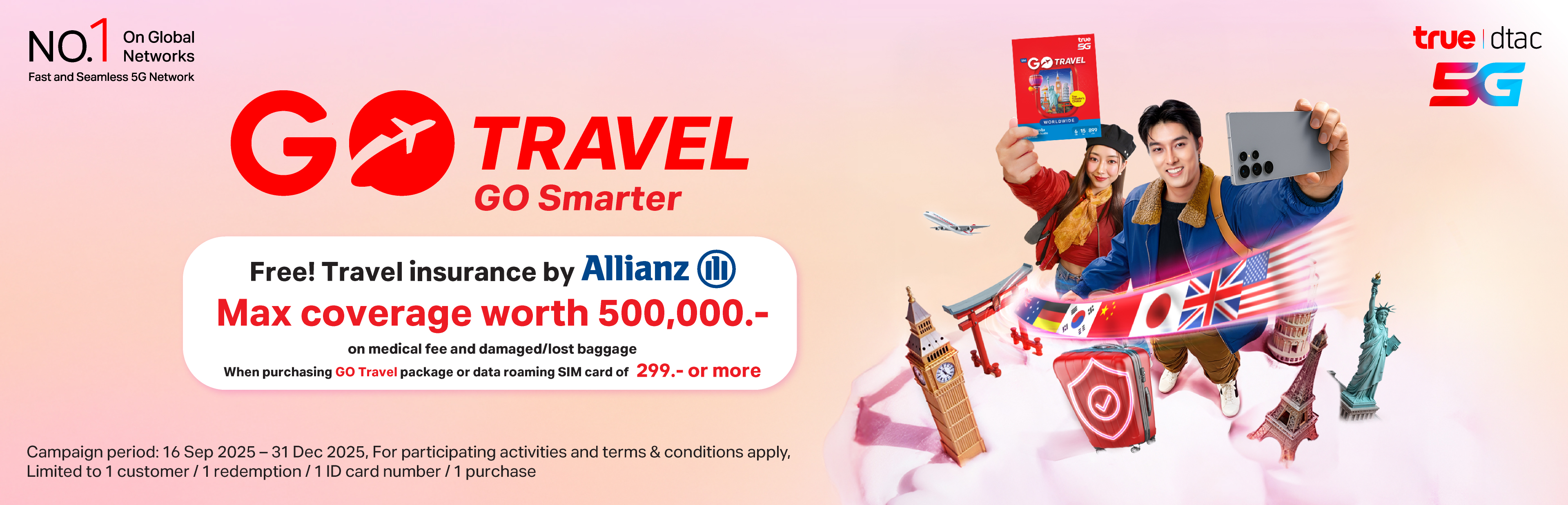 Travel abroad with Affordable Roaming Packages | True-dtac