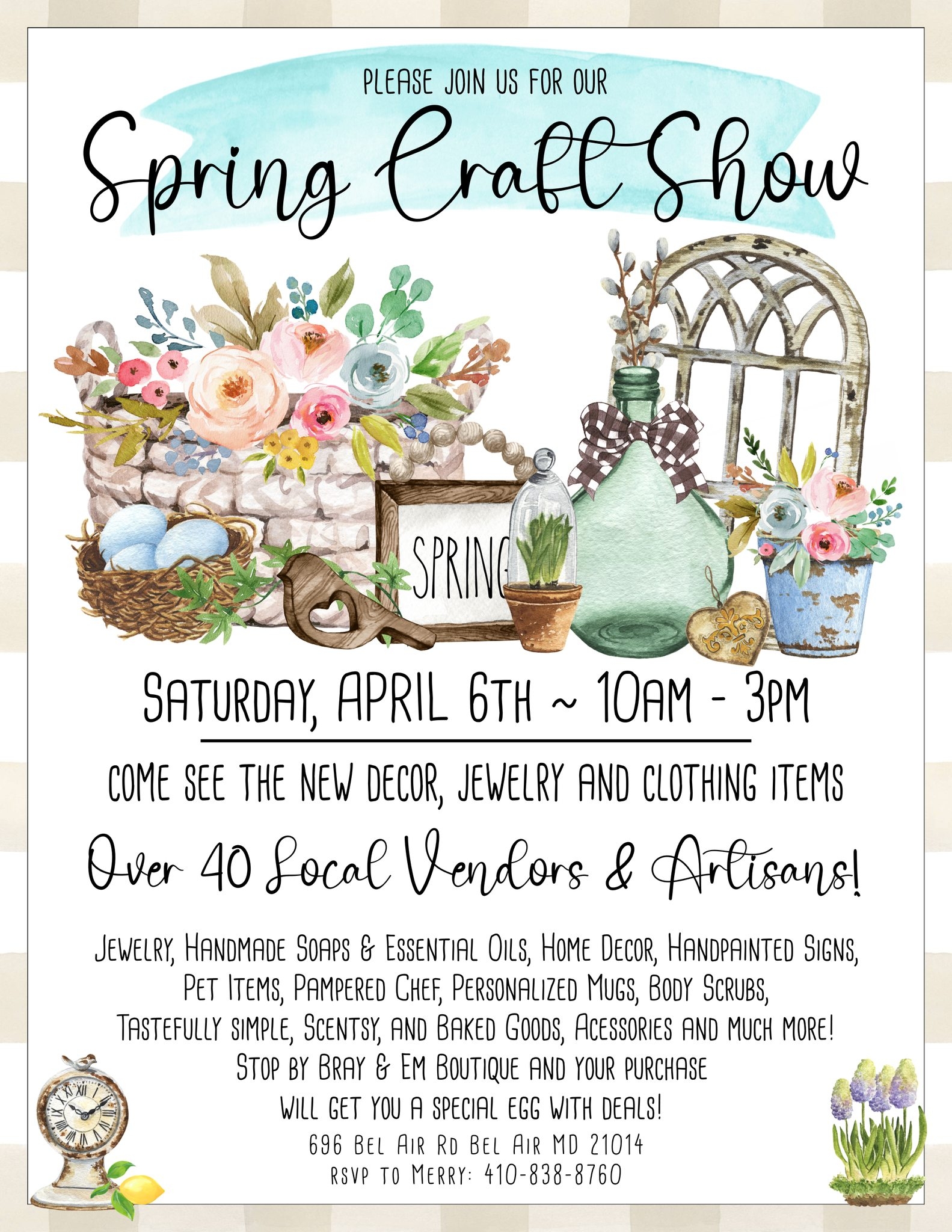 Harford Mall Harford Bray Em Boutique Spring Craft Show