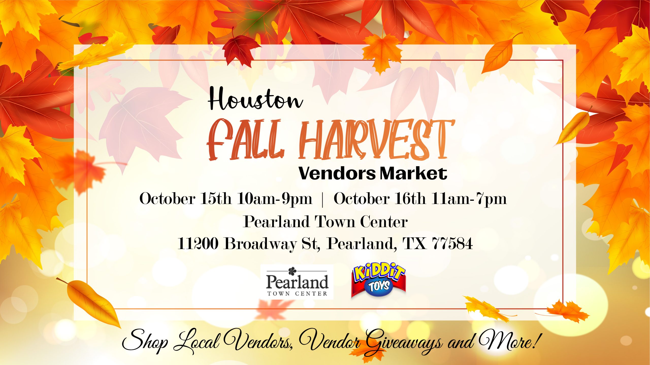 Pearland Town Center Fall Harvest Vendors Market