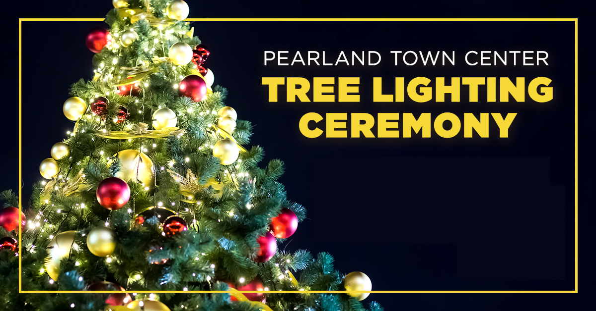 Pearland Town Center Tree Lighting Ceremony