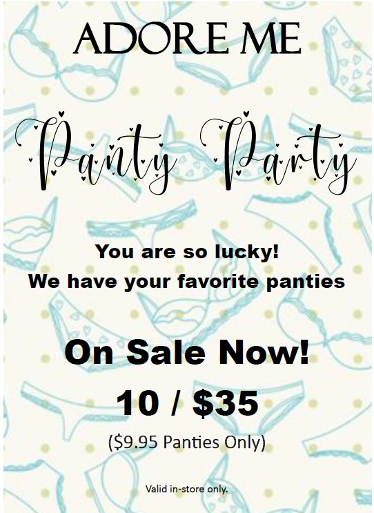 Have You Ever Been To A Panty Party?
