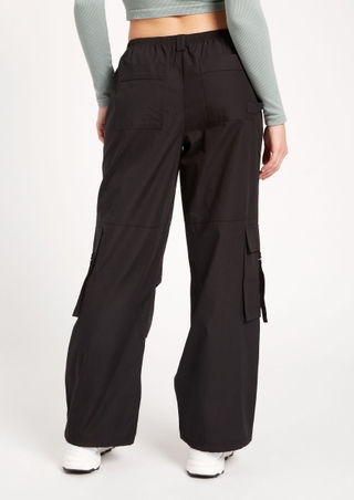 Black Multi Pocket Cargo Pants