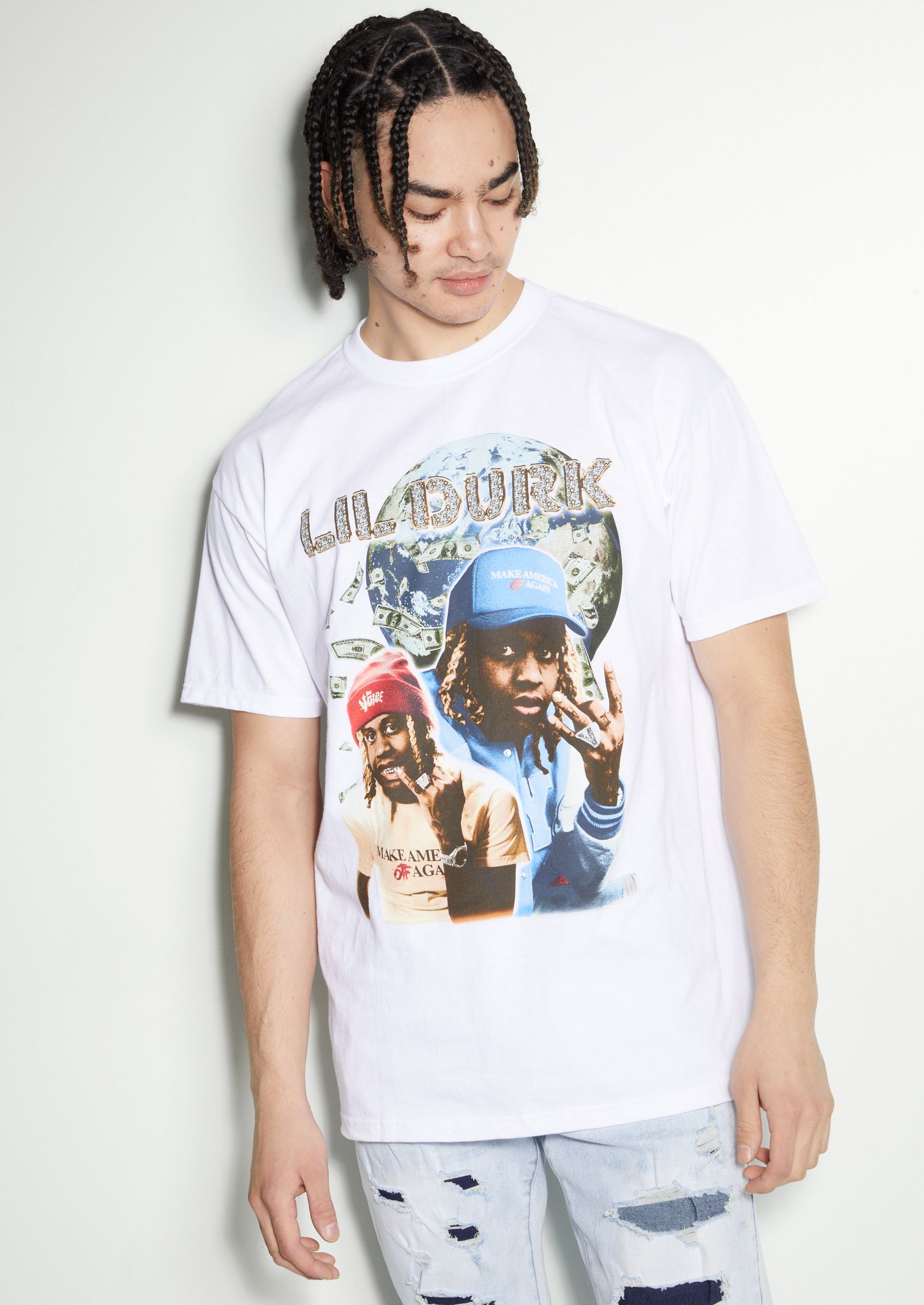 lil durk graphic tee