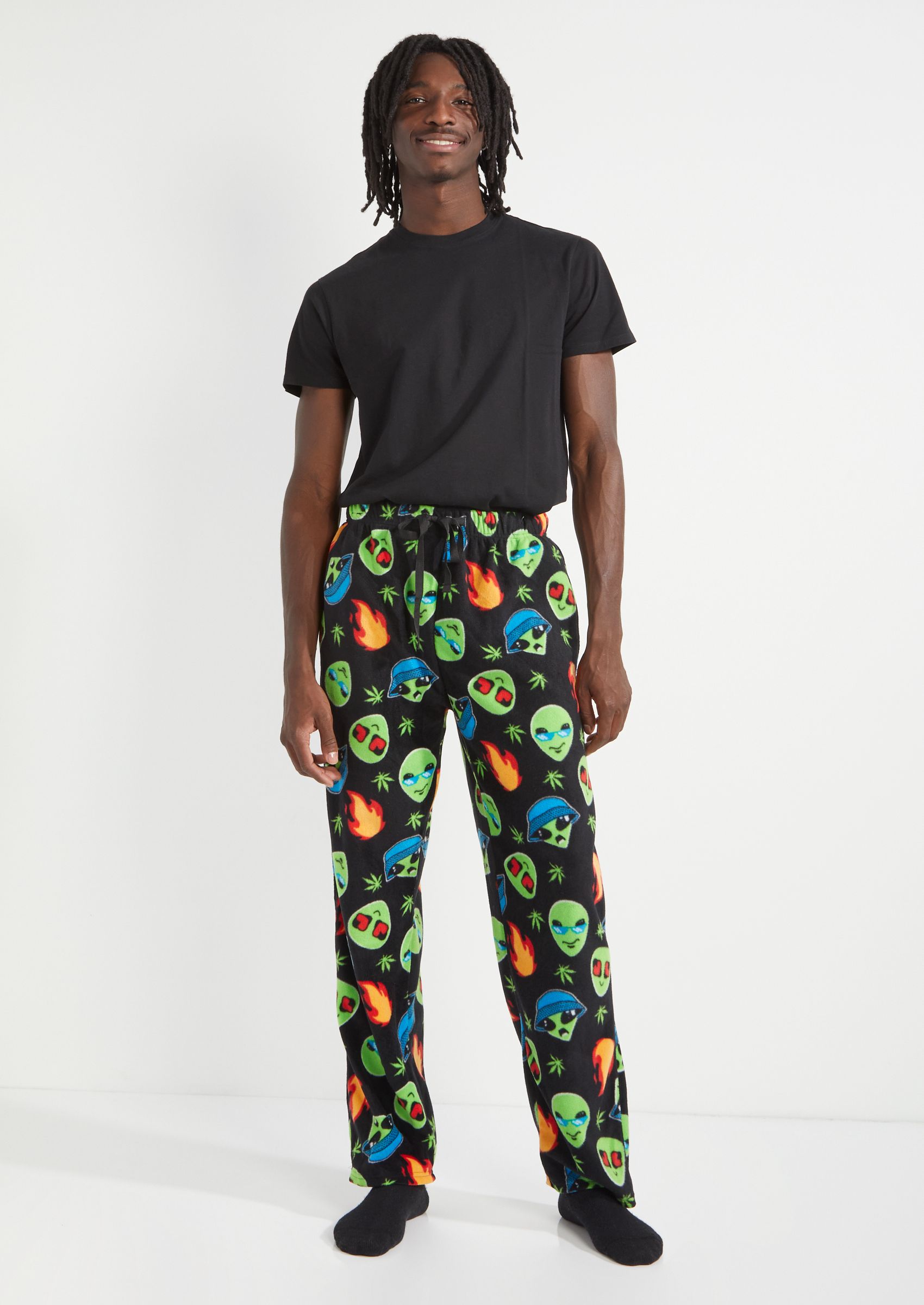 Alien Weed Leaf Print Sleep Pants | Sleepwear | rue21