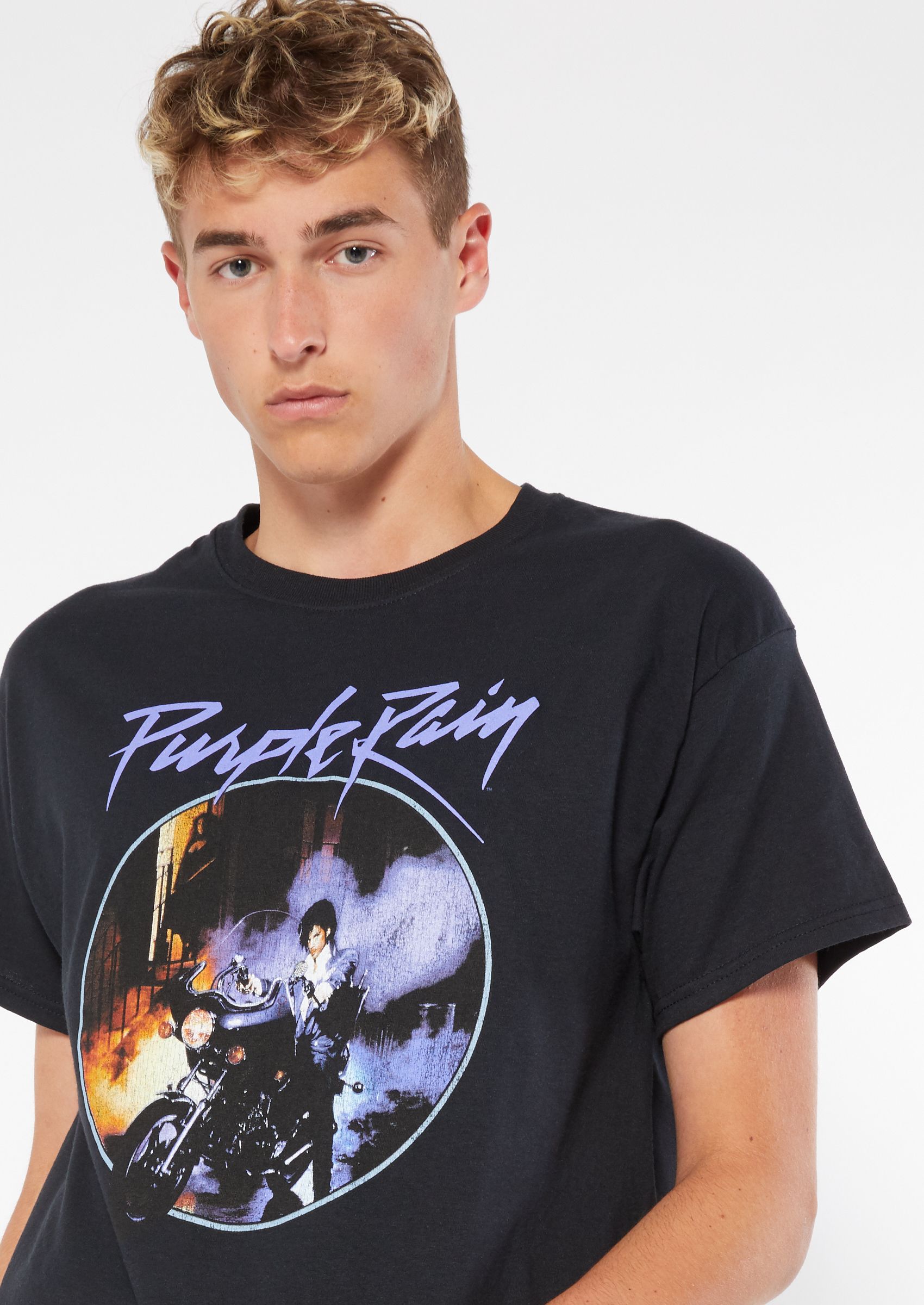 purple rain graphic tee