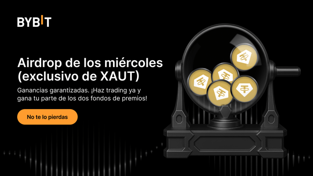 Airdrop de los miércoles:  ¡haz trading para ganar de dos fondos de $120,000!