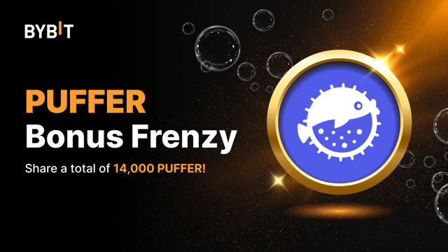 [Selected Countries Only] PUFFER Bonus Frenzy: Deposit & Trade to Share Up to 14,000 PUFFER!