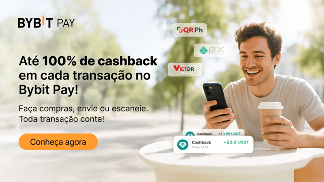 🎉 2º Bônus de boas-vindas do Bybit Pay: Airdrop de boas-vindas de 50% e 100% de cashback ao longo do evento! 🎉