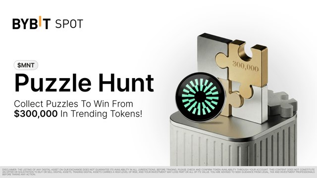 Join Puzzle Hunt to win from $300,000 in trending tokens!