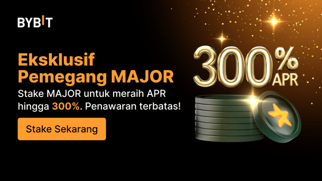 Buka Potensi Penuh dari Kepemilikan MAJOR Anda:  Stake MAJOR untuk Menikmati APR hingga 300%! 🚀
