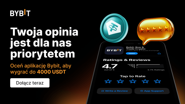 Twoja opinia ma znaczenie: Ukształtuj aplikację Bybit, wygraj do 4000 USDT!