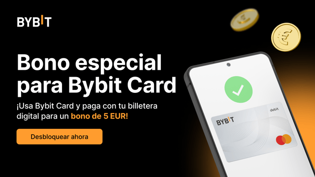 Bybit Card: ¡toca, paga y gana 5 EUR de bonos con tu billetera digital!