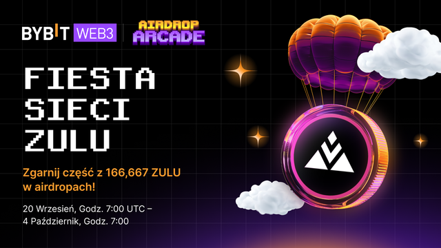 Fiesta Zulu Network: Zgarnij część nagród z puli 166,667 ZULU w airdropach!