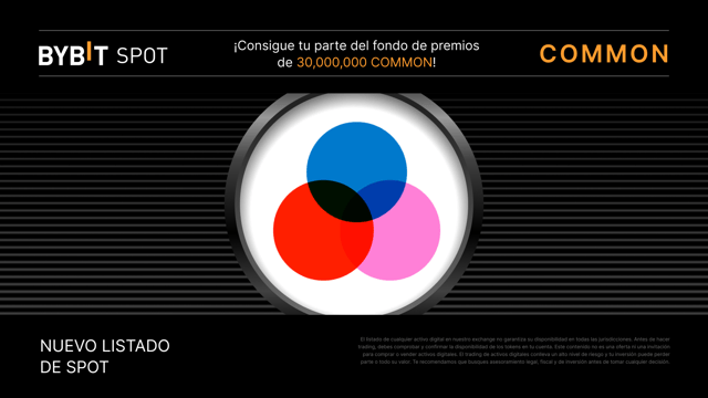 COMMON Token Splash: Obtén tu parte del fondo de premios de 30,000,000 COMMON