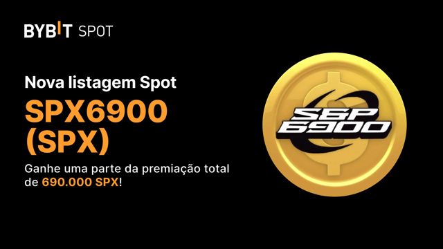 Nova Listagem: SPX/USDT — Garanta parte do prêmio total de 690.000 SPX!