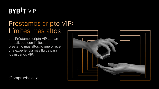 Préstamos cripto VIP actualizados con límites de préstamo más altos