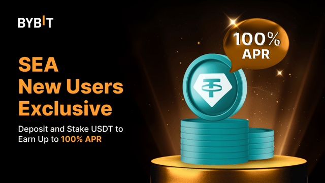 SEA New Users Exclusive: Earn 100% APR for USDT!