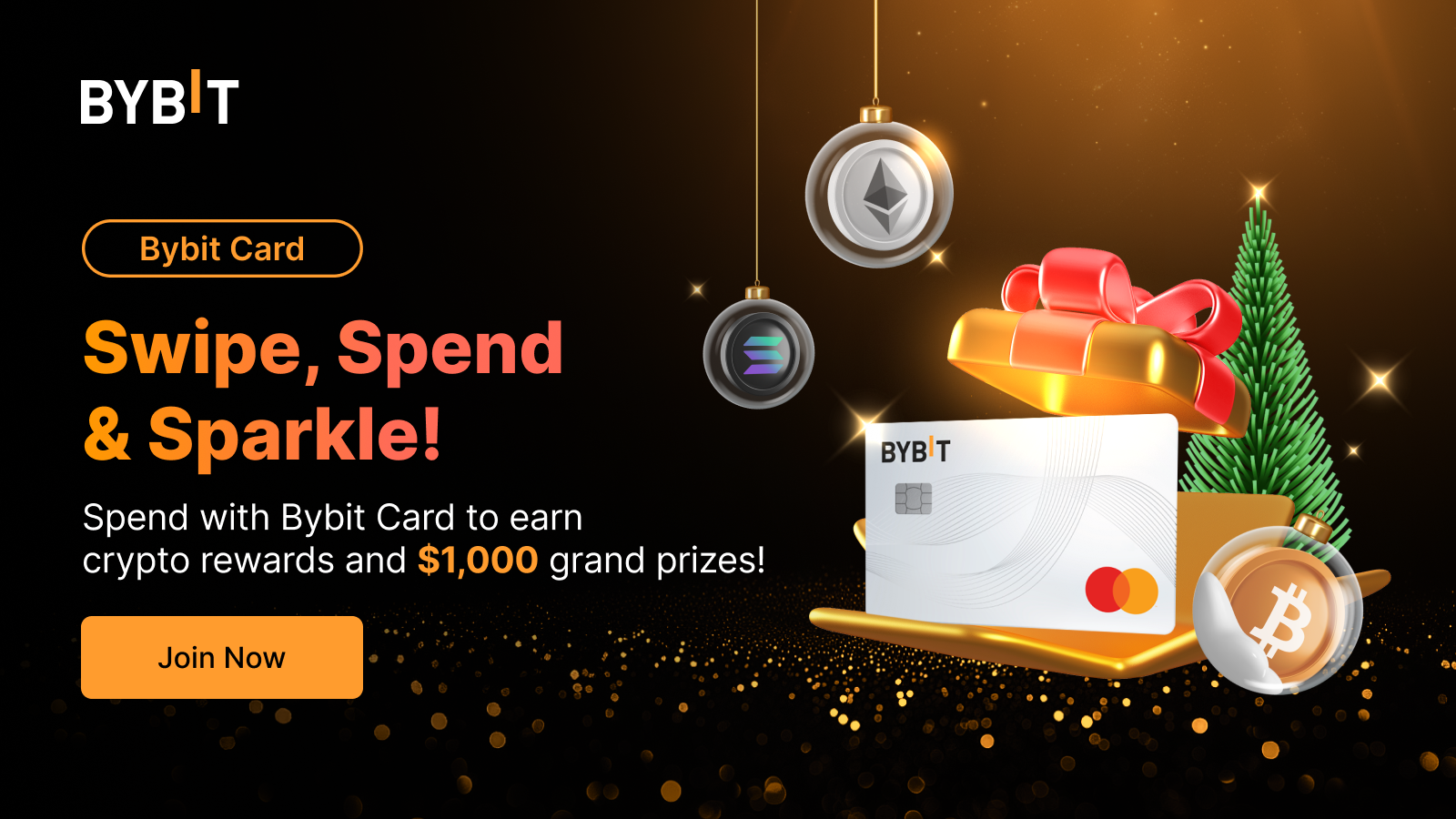 Bybit Announcement | 💳 Bybit Card Holiday Giveaway: Swipe, Spend &  Sparkle! 🎁