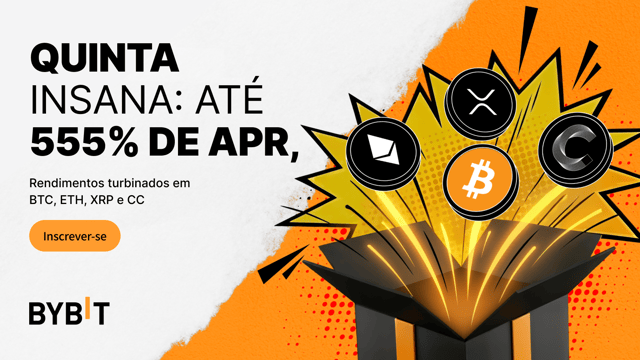 [Quinta Insana] Ganhe até 555% de APR em BTC, ETH XRP e CC