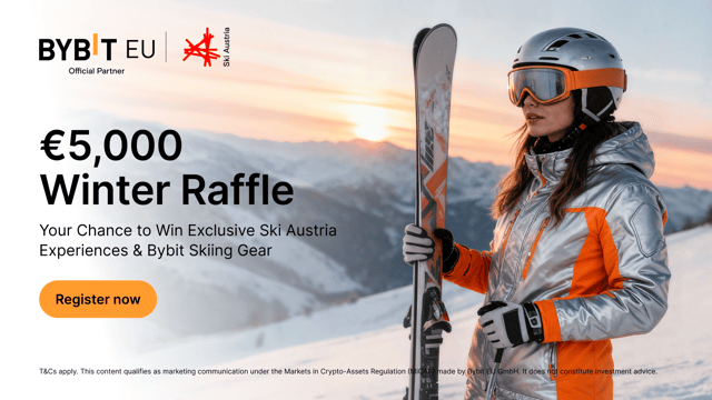 5.000 € Winter-Verlosung! Deine Chance, Ski-Austria-Erlebnisse & Bybit-Ski-Ausrüstung zu gewinnen