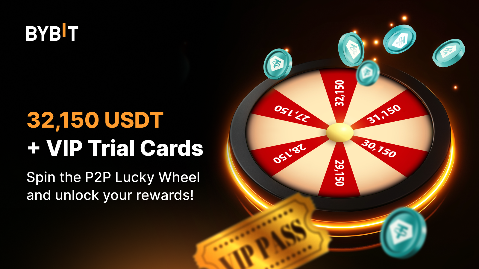 Bybit Announcement | The P2P Lucky Wheel is Here: Spin & Win