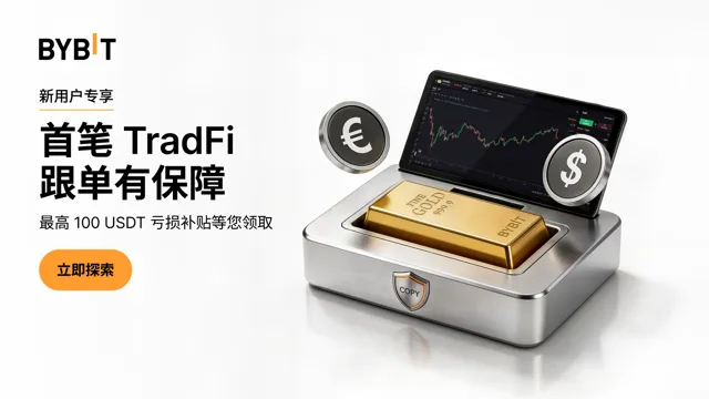 安心开启 TradFi 跟单之旅，首笔交易享最高  $100 亏损补贴